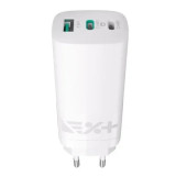 Cumpara ieftin Incarcator Retea Next One 65W 2x USB-Type-C 1x USB White