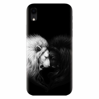 Husa silicon pentru Apple Iphone XR, Lions foto