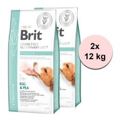 Brit Veterinary Diets GF dog Struvite 2 x 12 kg foto