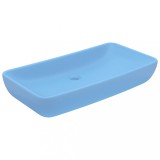 Cumpara ieftin Chiuveta dreptunghiulara lux, bleu mat, 71 x 38 cm, ceramica