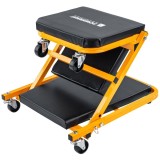 Sezlong si scaun mobil, 2 in 1, din otel si piele artificiala, Powermat