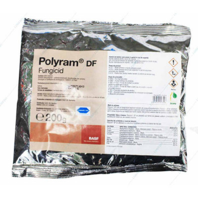 Polyram DF 200 gr, fungicid de contact, BASF, mana (vita de vie, cartof, ceapa, castraveti, tomate, tutun), rapan (mar, par) foto