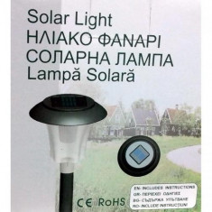 LAMPA SOLARA INOX foto