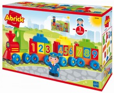 Tren Educativ Ecoiffier cu Cifre si Litere - Jucarie Didactica pentru Copii