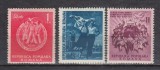 ROMANIA 1951 LP 284 FESTIVALUL MONDIAL AL TINERETULUI BERLIN SERIE MNH, Nestampilat