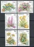 Monaco 1985 Mi 1683/88 MNH - Plante rare din Parcul Național Mercantour, Nestampilat