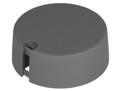 Buton Rotativ cu Indicator Plastic Gri &amp;Oslash;4mm &amp;Oslash;40x16mm foto