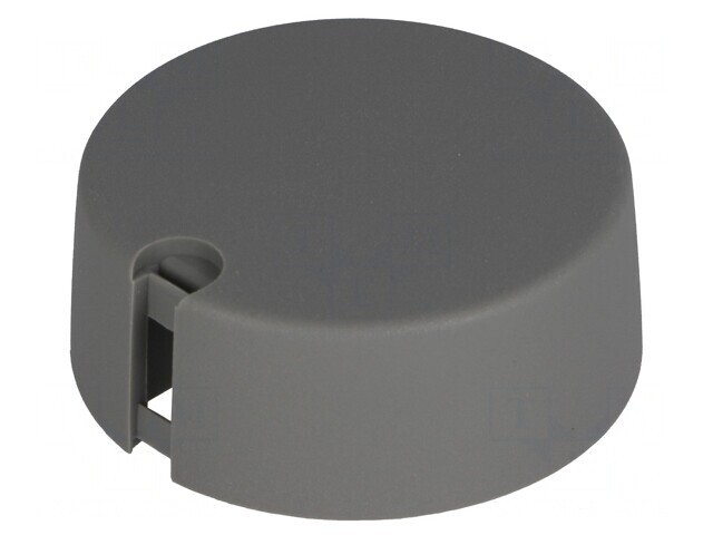 Buton Rotativ cu Indicator Plastic Gri &Oslash;4mm &Oslash;40x16mm