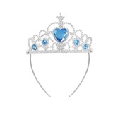 Coronita argintie pentru copii, Piatra Inima Bleu, ATU-085442, Oem