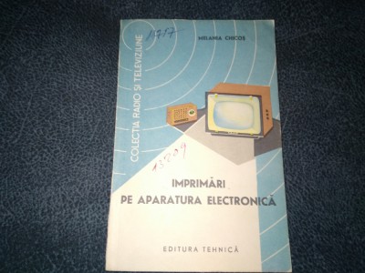 MELANIA CHICOS - IMPRIMARI PE APARATURA ELECTRONICA foto