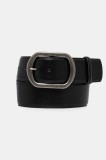 Weekend Max Mara curea de piele CLAVIER culoarea negru, 2525506025600