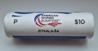 Statele Unite (SUA) - Fasic (40 monede) 25 centi 2024 P (Femei: Zitkala Sa; mintmark: P) KM-792 UNC !!! foto