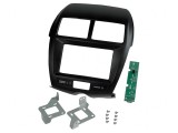 Cadru radio negru 2 DIN Mitsubishi