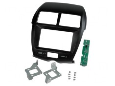 Cadru radio negru 2 DIN Mitsubishi foto