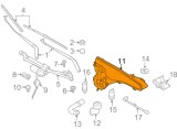 Rezervor spalator parbriz Bmw X5 (F15/F85), 10.2013-03.2019; X6 (F16), 01.2014-12.2019, Fara pompa spalator parbriz, fara sistem spalare far,Cu senzo