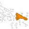 Rezervor spalator parbriz Bmw X5 (F15/F85), 10.2013-03.2019; X6 (F16), 01.2014-12.2019, Fara pompa spalator parbriz, fara sistem spalare far,Cu senzo