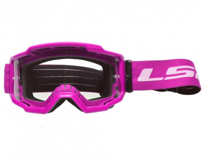 Ochelari cross/enduro/atv LS2, lentila transparenta, culoare roz Cod Produs: MX_NEW AK7202001044
