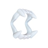 Costum de vampir Dracula pentru petrecere de Halloween, alb