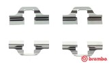 BREMBO A 02 205 PRIME LINE Set accesorii, placute frana