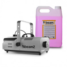 Beamz S1500, ma?ina de fum, inclusiv 5 litri lichid de cea?a, 1500 W, DMX foto