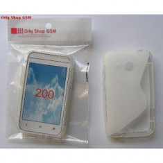 Husa Silicon S-Line HTC Desire 200 Transparent