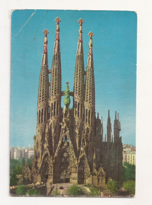 FA9 - Carte Postala- SPAIN - Barcelona, Sagrada Familia , necirculata foto