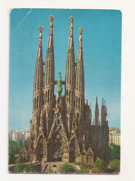 FA9 - Carte Postala- SPAIN - Barcelona, Sagrada Familia , necirculata