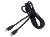 Cablu USB 2.0 USB C 1,5m negru PVC 60W
