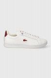 Lacoste sneakers din piele Carnaby Pro Leather culoarea alb, 47SFA0043