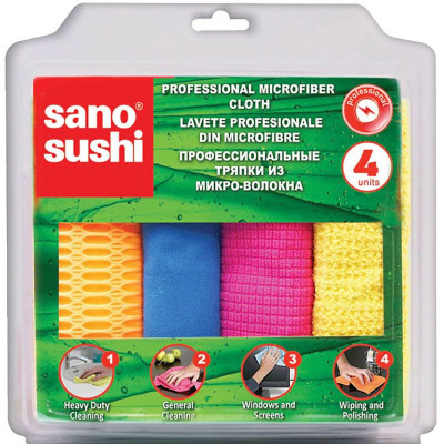 Lavete microfibra Sano Sushi, 4 buc foto