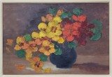 Eugenia Filotti Atanasiu (1880-1968) - Vas cu panselute