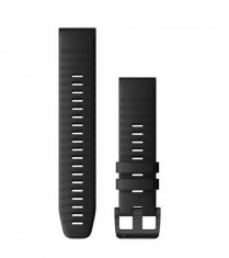 Curea smartwatch Garmin QuickFit 22mm Silicon Black pentru Garmin Fenix 6 foto