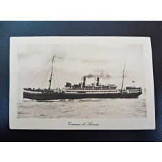 Carte postala, vapor, Tomaso di Savoia, inceput de secol XX