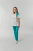 Bluză medicală Lia 426 - Verde Oceanic XXL