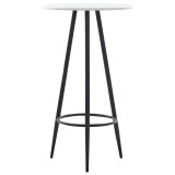 Cumpara ieftin Masa de bar, alb, 60 x 107,5 cm, MDF