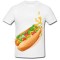 Tricou &quot; Hot dog animated &quot;