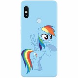 Husa silicon pentru Xiaomi Mi Max 3, Rainbow Dash