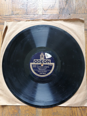 Disc Gramofon. Patefon. BONHOMME NOEL / LA VIEILLES AUBERGE foto