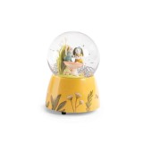 Cutie muzicala glob cu zapada Trois Petits Lapins Moulin Roty