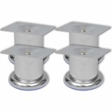 Cumpara ieftin Picioare rotunde de canapea din crom 60 mm, 4 buc.