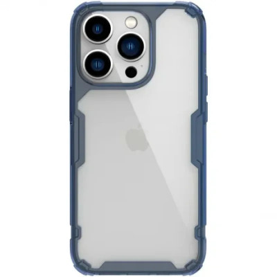 Husa Cover Nillkin Nature Silicon pentru iPhone 14 Pro Max Albastru foto