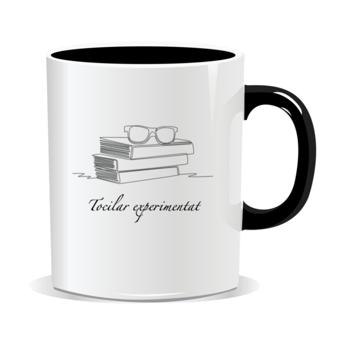 Cana personalizata cu mesaje pentru tocilari, Tocilar experimentat