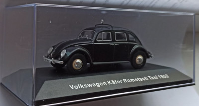 Macheta VW Kafer Rometsch TAXI 1953 (Beetle, Broscuta) - Altaya 1/43 Volkswagen foto