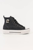 Karl Lagerfeld teniși KAMPUS MAX NFT culoarea albastru marin, KL60444D