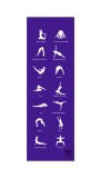 Saltea Yogamat, Mov, 180 x 60 x 05 cm