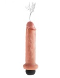 Dildo Realistic Cu Functie De Ejaculare King Cock, Natural, 17.5 cm