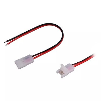 Cablu adaptor conector banda LED 8mm single V-TAC foto