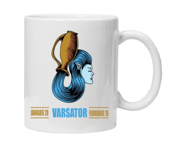 Cana alba personalizata &quot;varsator&quot;, INOVATIX&reg;. 330ml