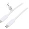 Cablu USB 3.2 USB-C Alb 0.5m 10Gbps