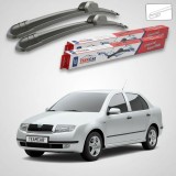 Cumpara ieftin Ștergătoare Skoda Fabia I 6Y3 1999-2007 | Set Față Flat &ndash; TeamCar&reg;